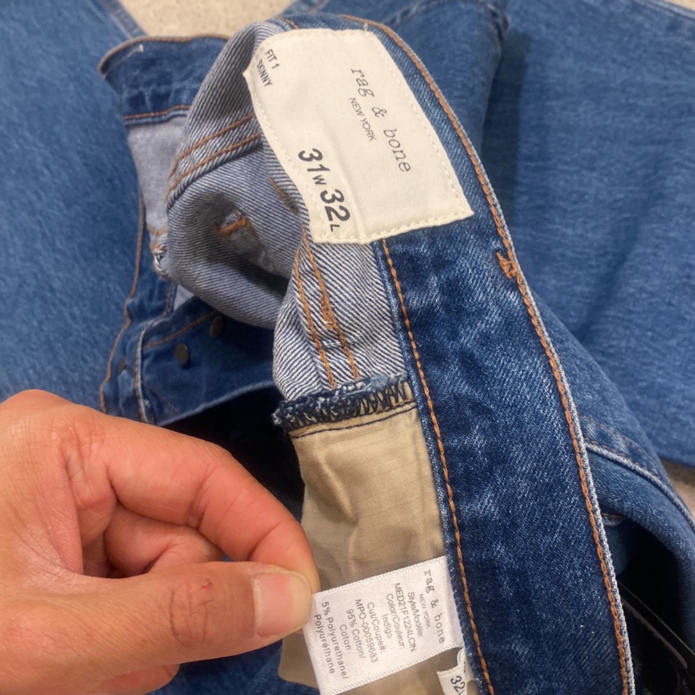 Rag And Bone Nwt Mens Fit 1 31 X 32 Button Fly - image 4
